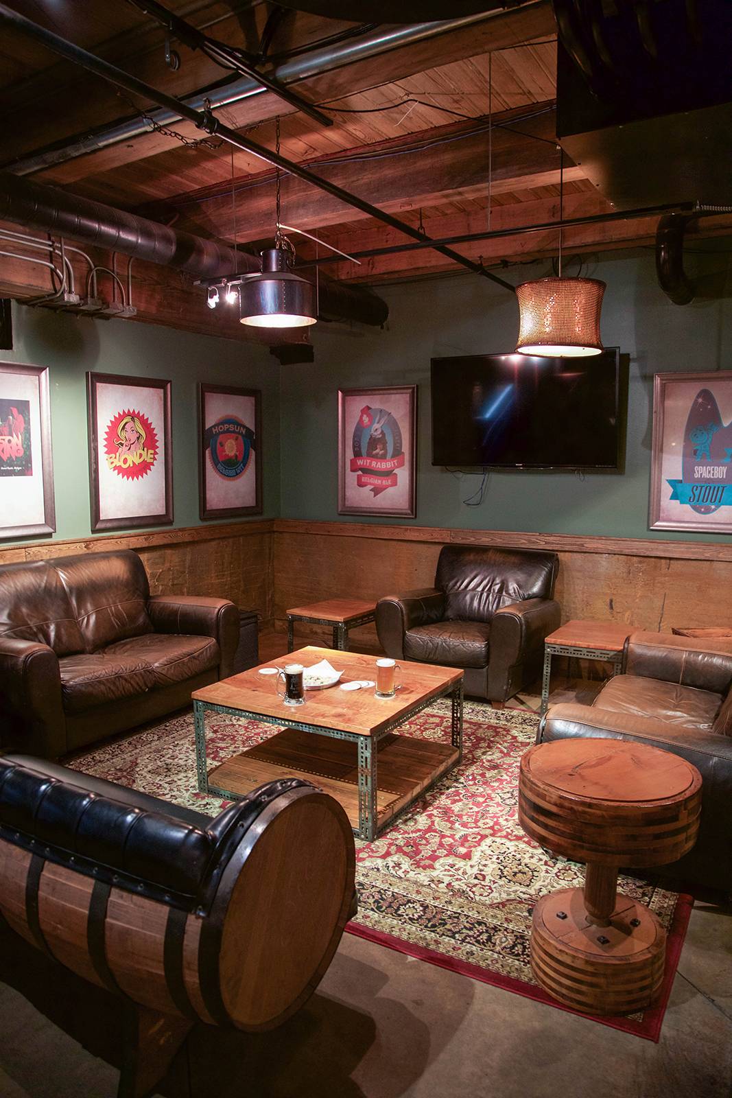 The Lounge at B.O.B.'s Brewery in downtown Grand Rapids