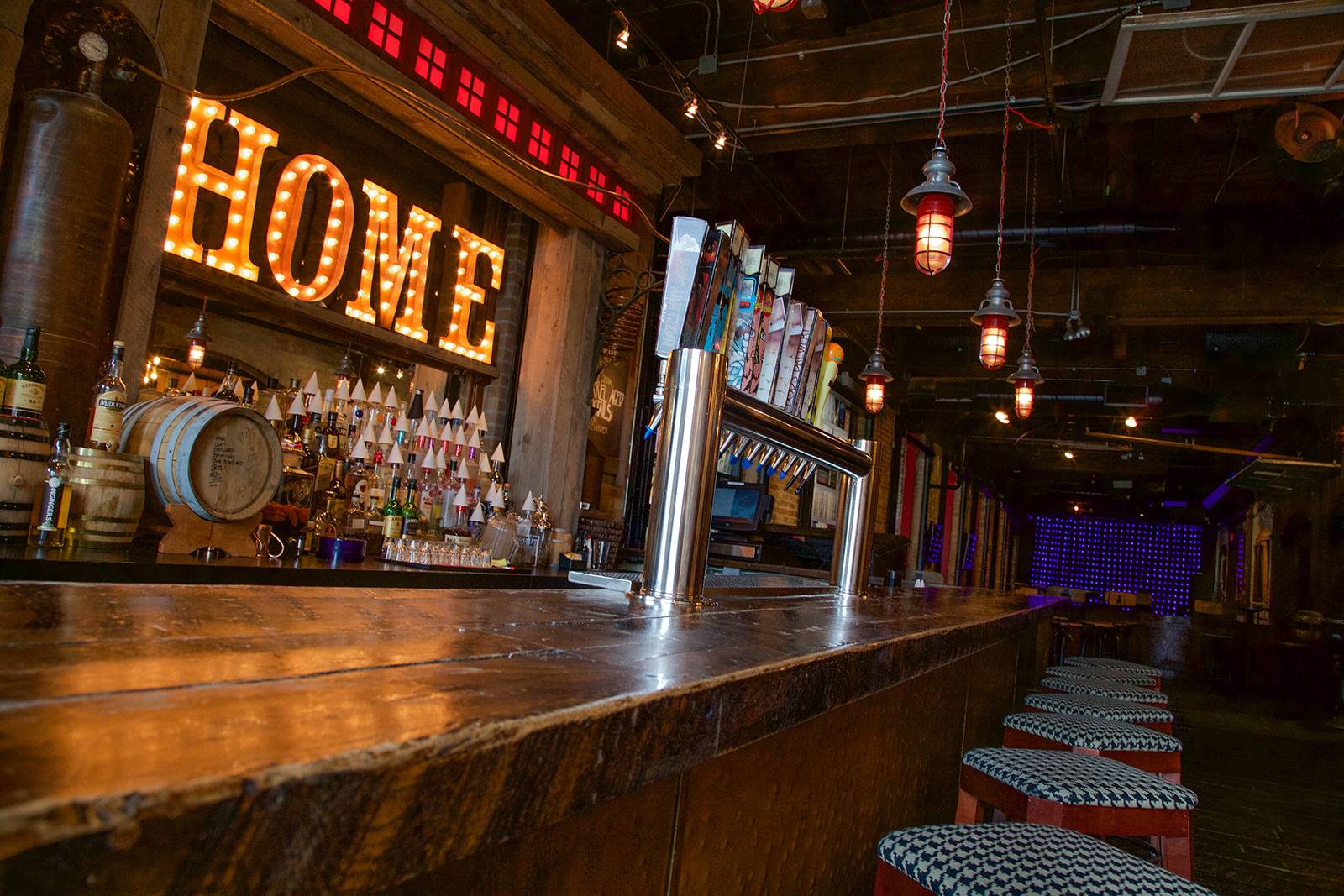 The Bourbon Bar at H.O.M.E. in Grand Rapids, Michigan